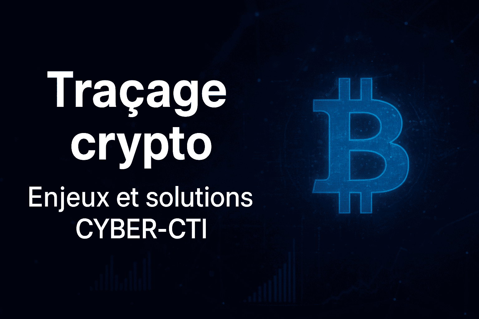 Visuel d’analyse blockchain et traçage des cryptomonnaies